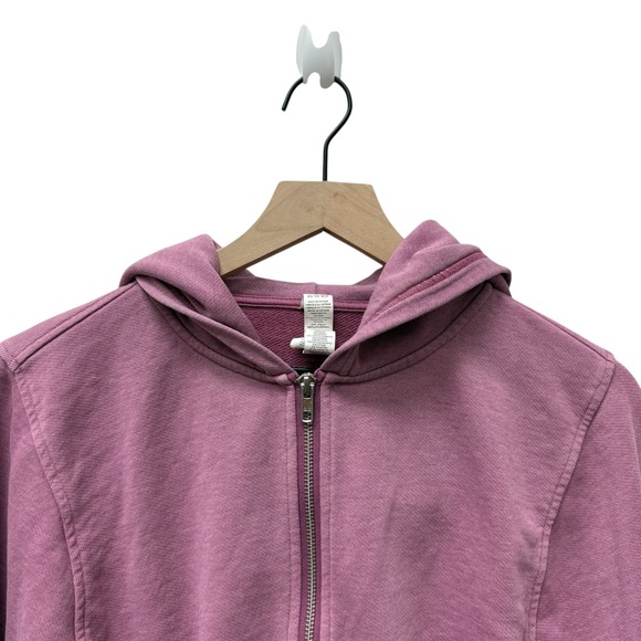 ALO Women's Washed Sweet‎ Escape Hoodie - Soft Mulberry Wash Size XS - Picture 4 of 10